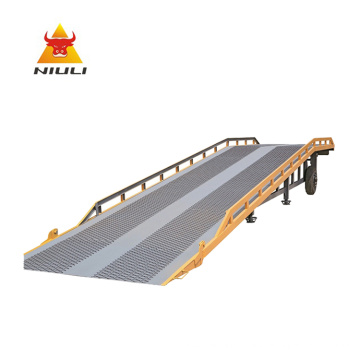 NIULI Promoting work efficiency loading and unloading goods can be operated by single person for Movable Dock Ramp 10T